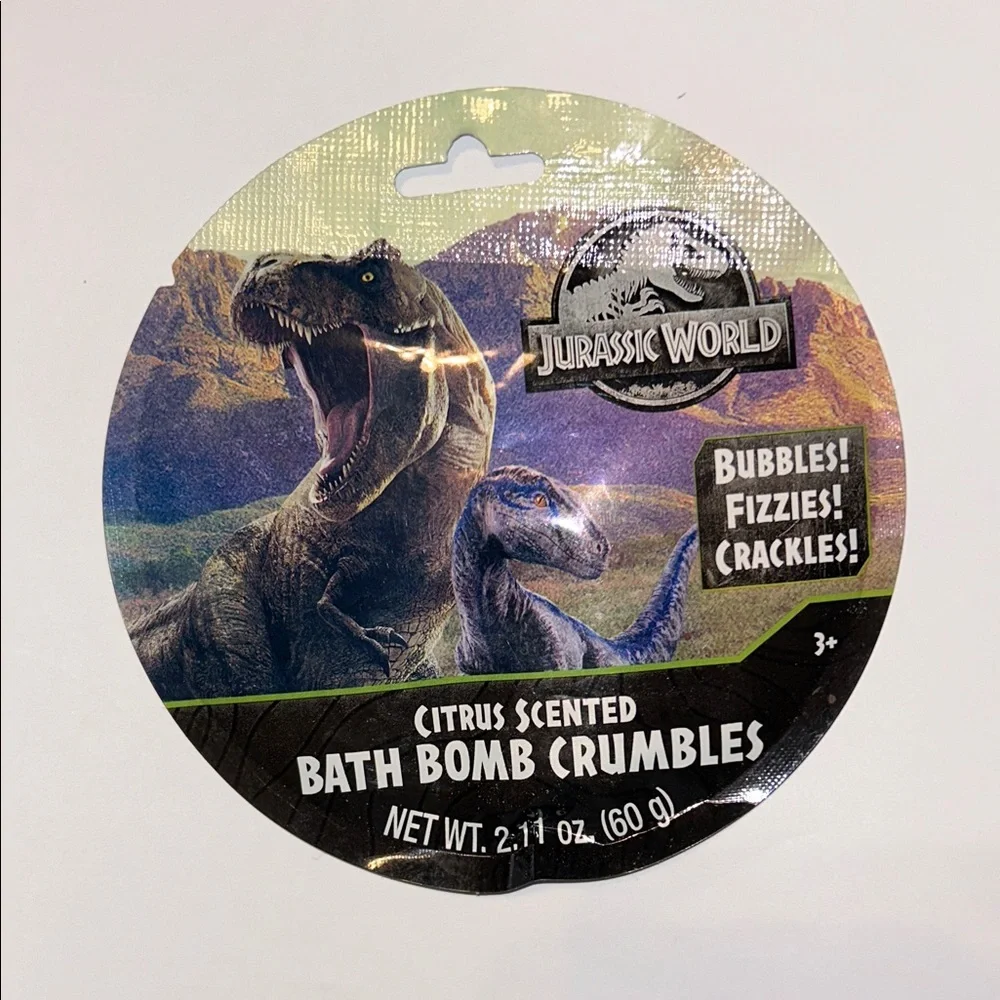 Citrus Scented Jurassic World Dinosaur Bath Bomb Crumbles